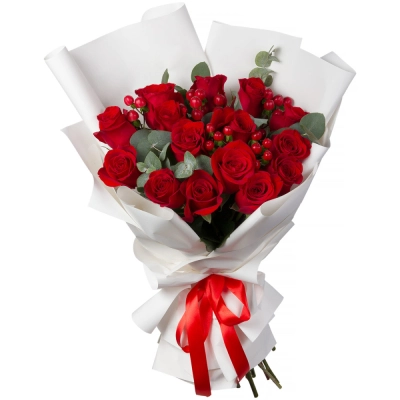 Букет «История любви» – 15 красных роз для вашей прекрасной истории Самара Самарская область Букет «История любви» – 15 красных роз для вашей прекрасной истории Самара Самарская область