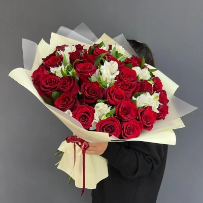 Букет «Танец любви» – гармония страсти и нежности в каждом лепестке Самара Самарская область Букет «Танец любви» – гармония страсти и нежности в каждом лепестке Самара Самарская область