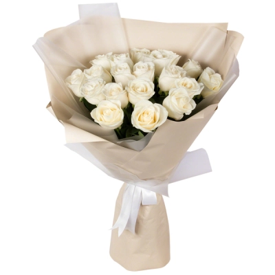 Букет «Эйфория» из 19 белых роз — символ чистой светлой любви Самара Самарская область Букет «Эйфория» из 19 белых роз — символ чистой светлой любви Самара Самарская область