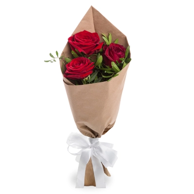 Букет из 3 красных роз – символ любви и нежности Самара Самарская область Букет из 3 красных роз – символ любви и нежности Самара Самарская область