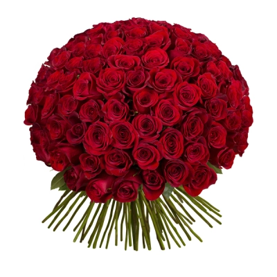 Букет из 101 красной розы – символ бесконечной страсти Самара Самарская область